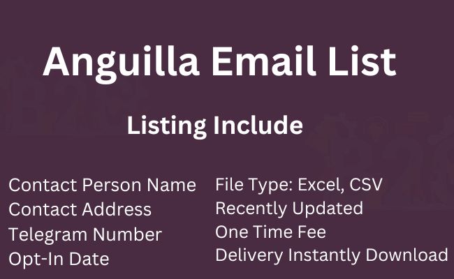 Anguilla Email List