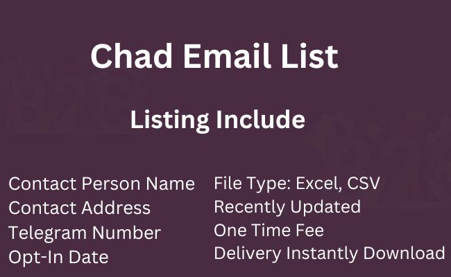 Chad Email List