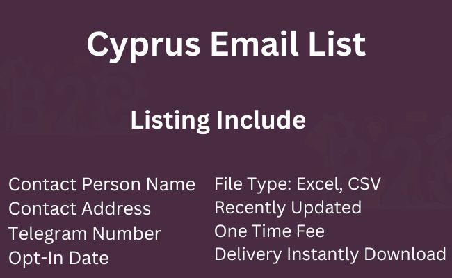 Cyprus Email List