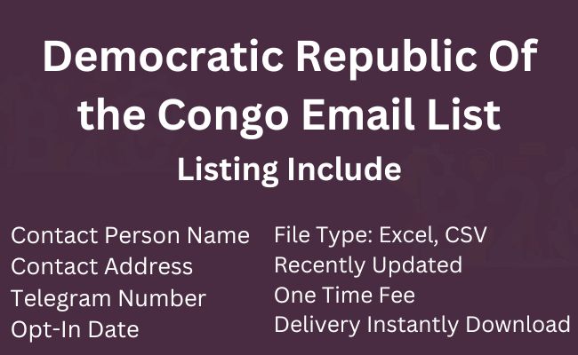 Democratic Republic Of the Congo Email List
