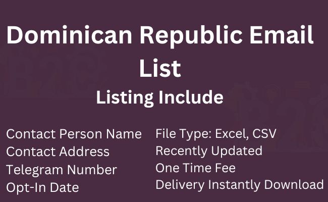 Dominican Republic Email List