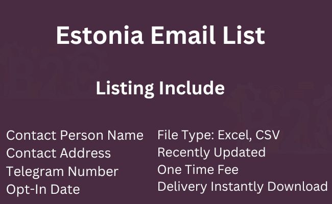 Estonia Email List