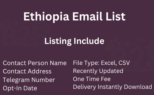 Ethiopia Email List