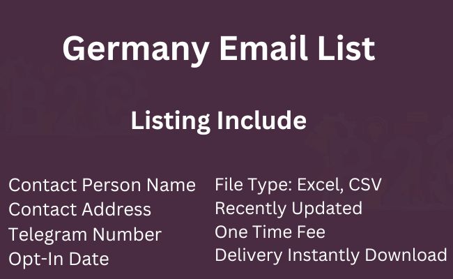 Germany Email List