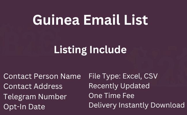 Guinea Email List