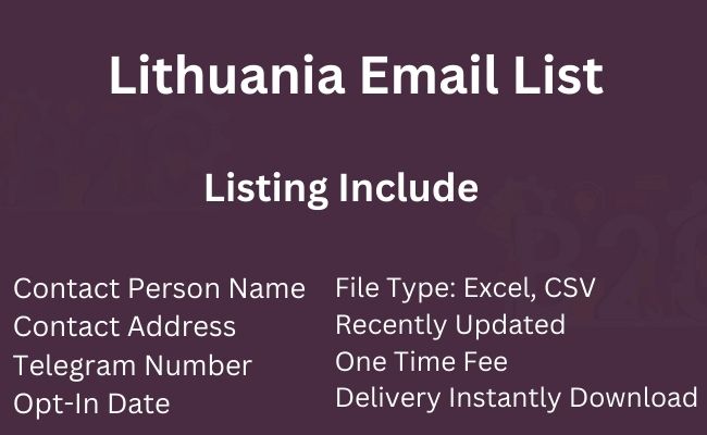 Lithuania Email List