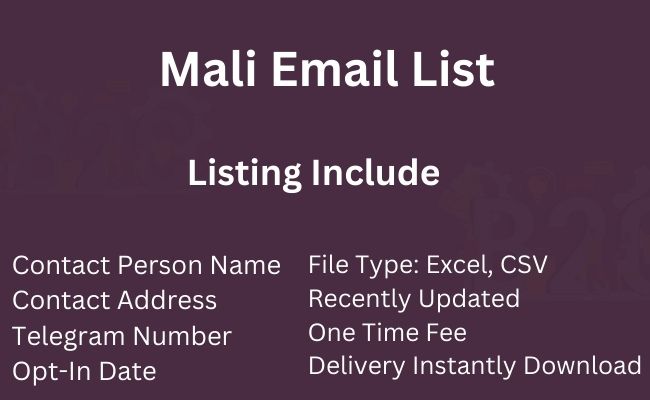 Mali Email List