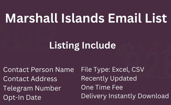 Marshall Islands Email List