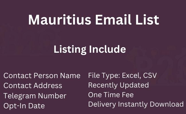 Mauritius Email List