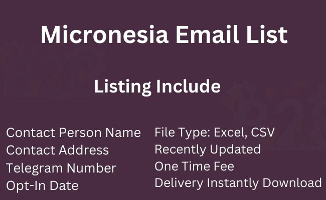 Micronesia Email List