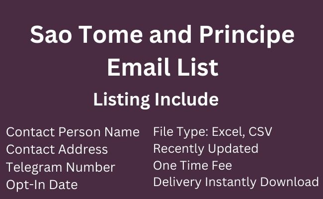 Sao Tome and Principe Email List