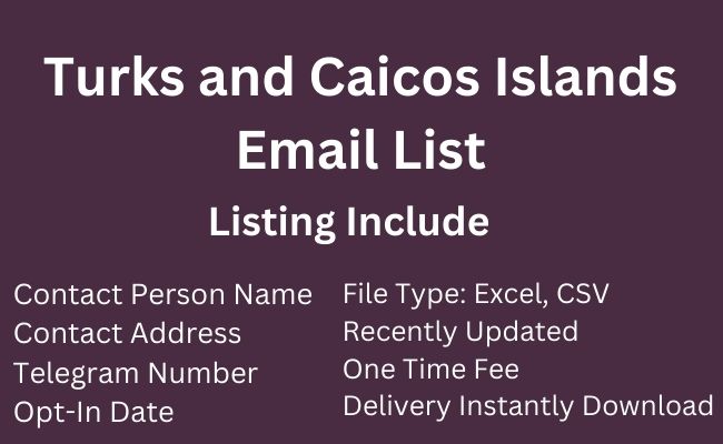 Turks and Caicos Islands Email List