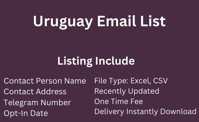 Uruguay Email List