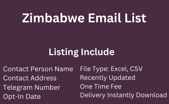 Zimbabwe Email List