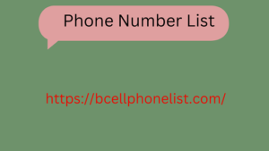 Phone Number List