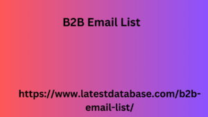 B2B Email List