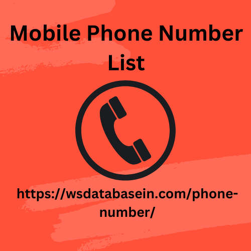 Mobile Phone Number List