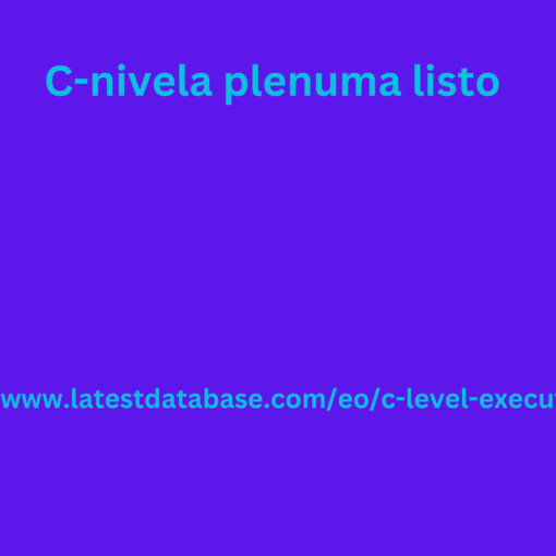 C-nivela plenuma listo